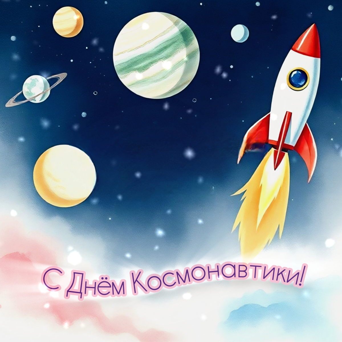 С Днем космонавтики!
